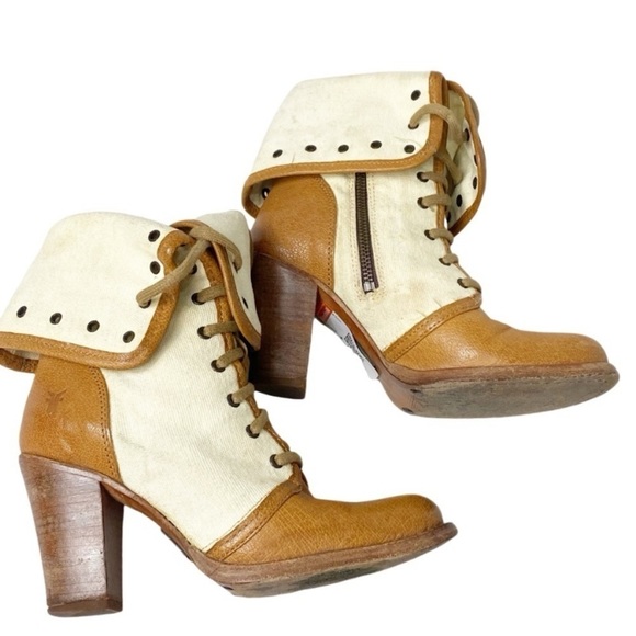 FRYE Julia Lace Up Boots - Picture 4 of 14